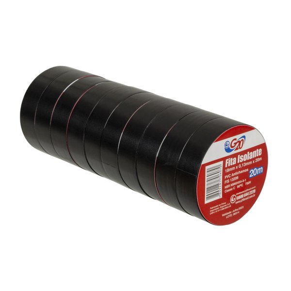 g20 fis13206 fita isolante preta tubo