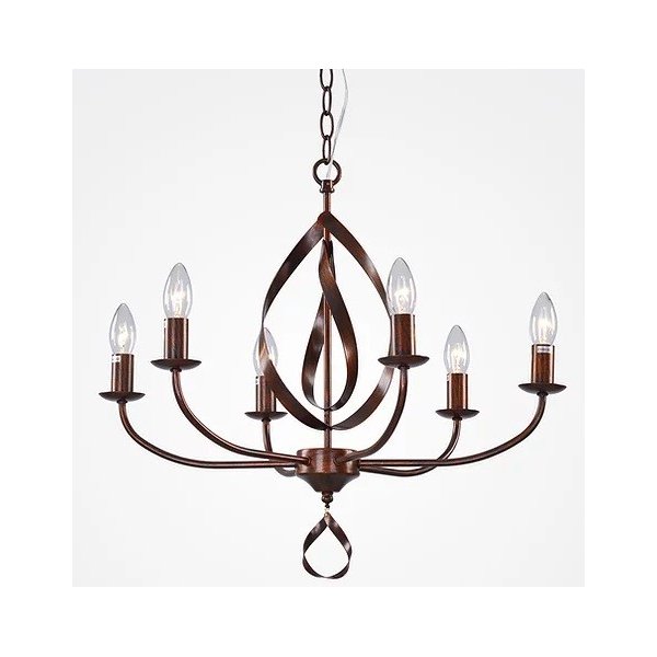 lustre tupiara arch metal marrom cortain 6 bracos 2139 1 7bdffd2b8e224aa497a9e492bf82aea4
