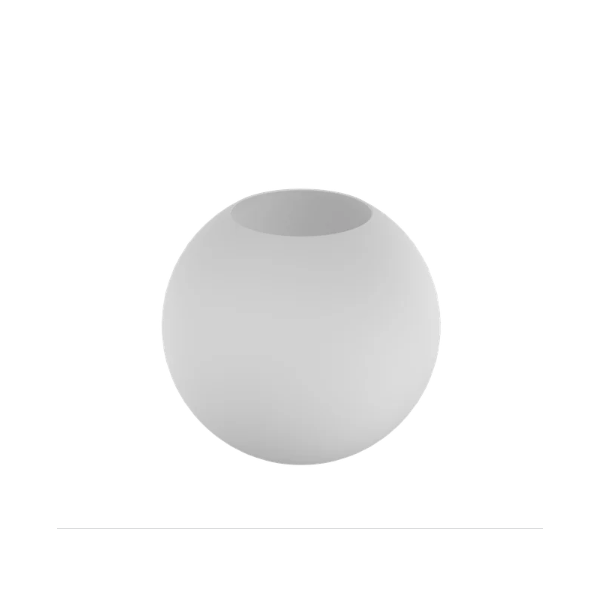 globo branco fosco