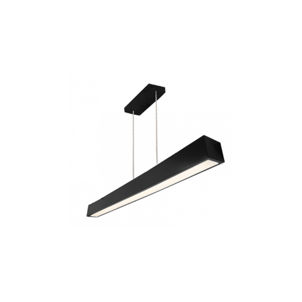 pendente linear 2m preto detalhe