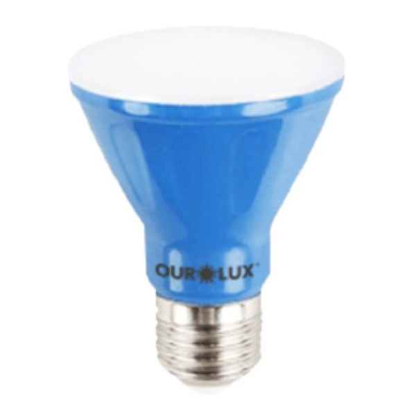 lampada par20 azul capa