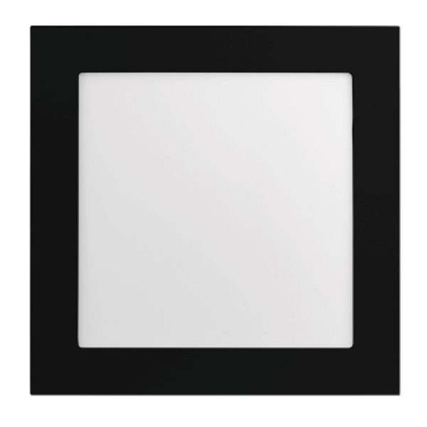 12w sobrepor jet black