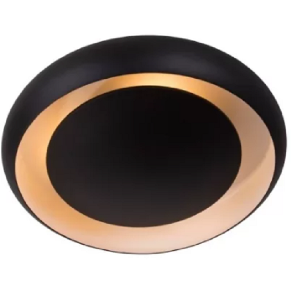 rebatedor redondo 56cm preto branco ligada