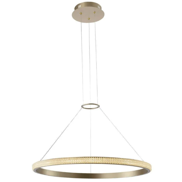 pendente anello dourado