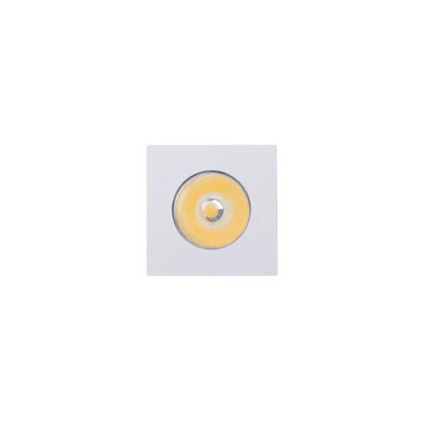 spot elysa quadrado branco 3w