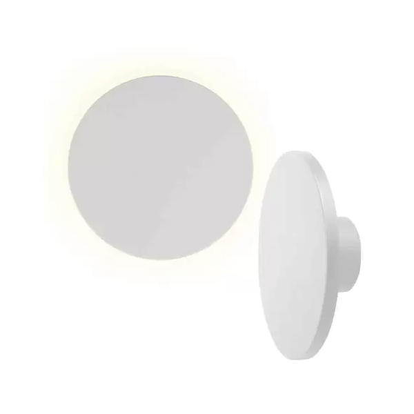 arandela eclipse 6w capa branca