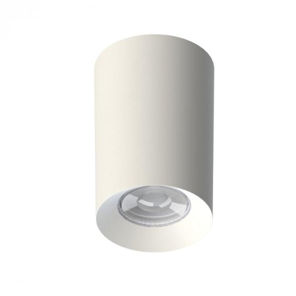 spot de sobrepor tower face recuado redondo dicroica par16 72x11cm termoplastico branco save energy se 385 2535