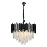 lustre pendente midas preto 55cm capa