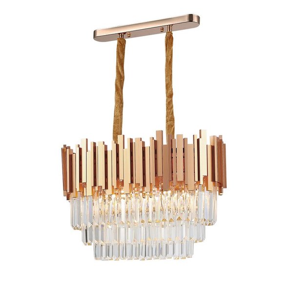 pendente midas retangular dourado