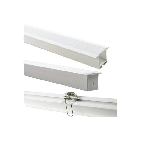 perfil led de embutir 36x26 capa