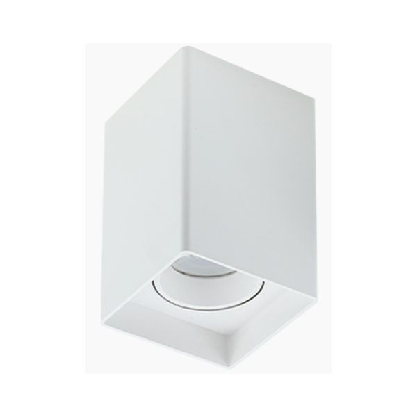spot sobrepor fenix mr16 quadrado branco
