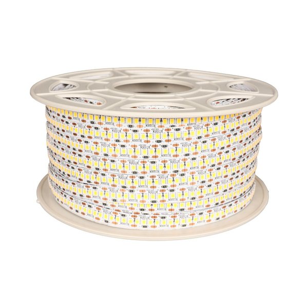 fita led 2835 dimerizavel 50 metros interno 3000k 20w m 12v nordecor 7206