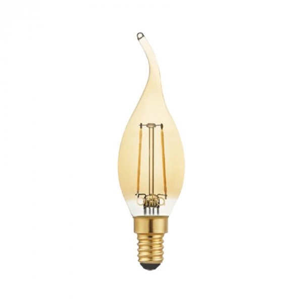 lampada led vela chama filamento e14 vintage ambar 25w 220v brilia 438626 2 1