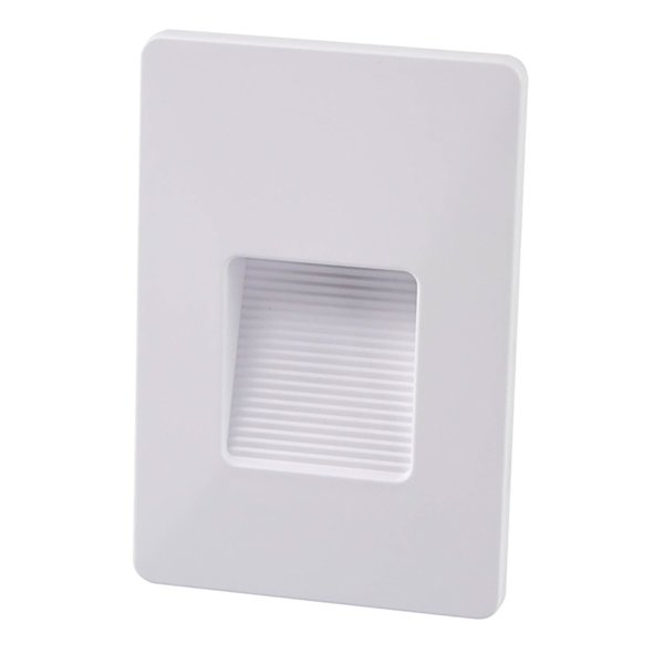 balizador led light embutir quadrado 2w 3000k branco 2209