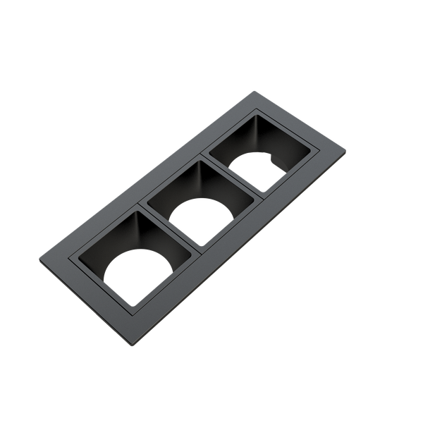 1061520 embutido linea 3 focos preto