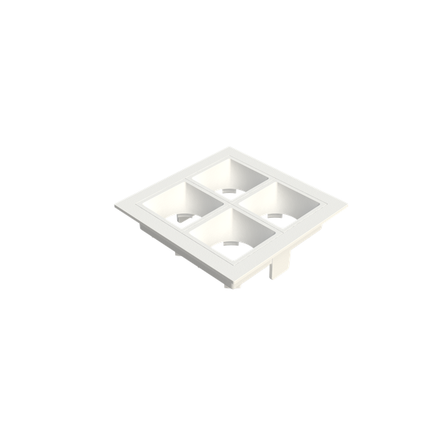 1061525 embutido linea 2x2 focos brancoc