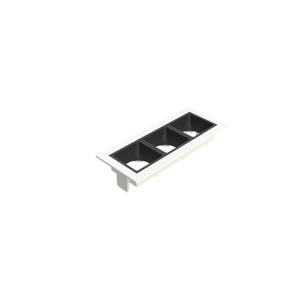 1061521 embutido linea 3 focos branco c pretob