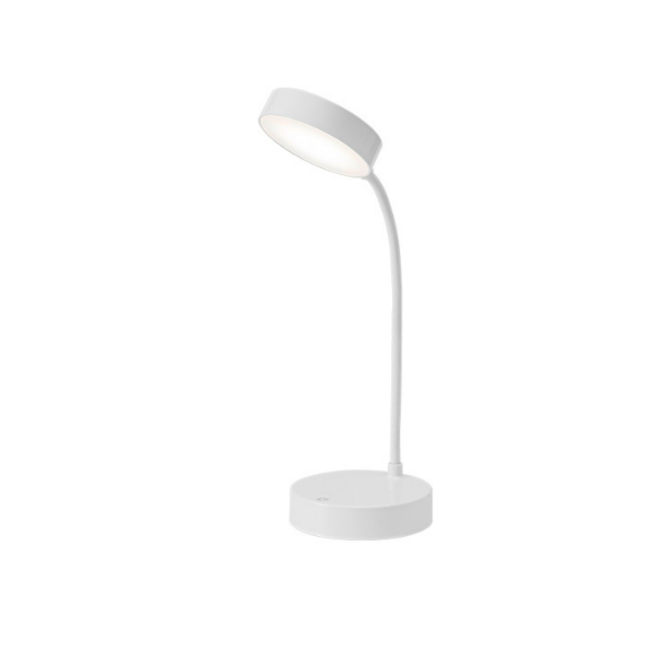 lum de mesa puck branca