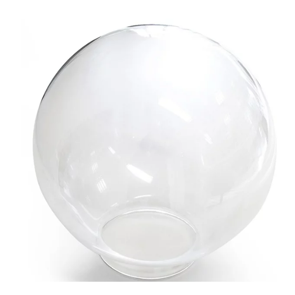 globo 30cm transp vidro capa
