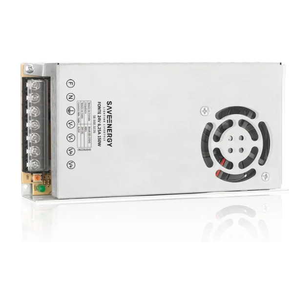 fonte 24v 6 25a 150w save