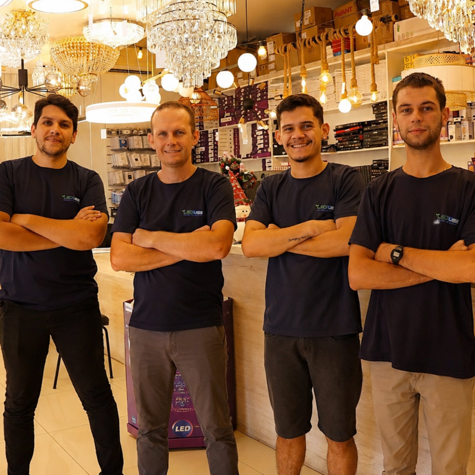 UMA EQUIPE PRONTA PARA AJUDAR VOC Encontre as melhores solues em iluminao